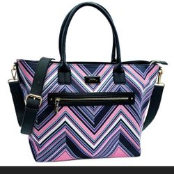 New Trina Turk Big Tote Bag With Detachable Strap Large