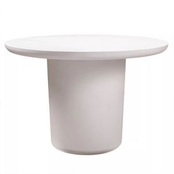 TOV Round Roxie Ivory Concrete Dining Table