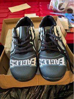 Philadelphia eagles custom sneakers new size 7 female 5 male