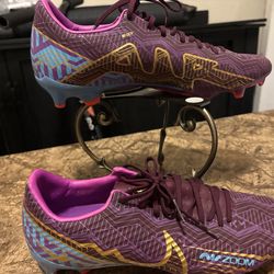 Nike Zoom Vapor 15 Academy  FG/MG Dark Beetroot Mbappé Mens Soccer Cleats Size 8