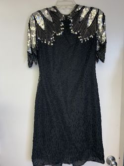 Black & Silver Vintage Dress