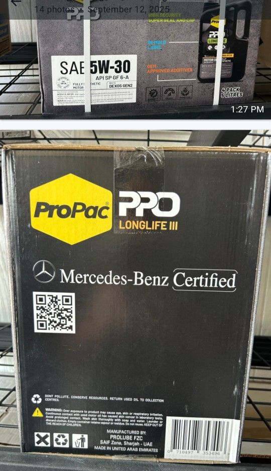 Special Price Motor Oil Full Synthetic Dexos Case 4Gal