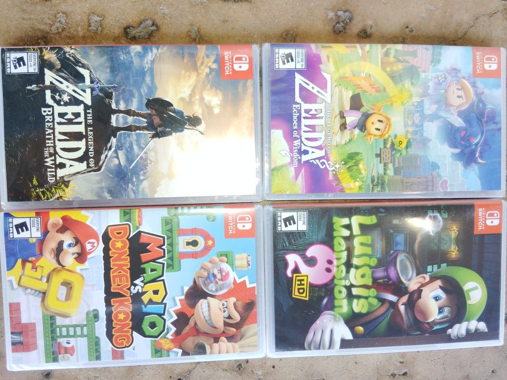 Bran New Sealed Nintendo Switch Games