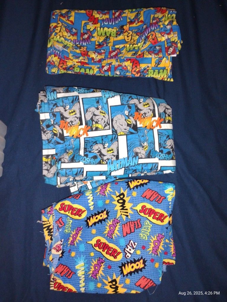 Super Hero Fabric $15