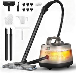 Handheld Steam Cleaner for Carpets Floors Cars Tiles 293°F 58 PSI 50Oz Turquoise