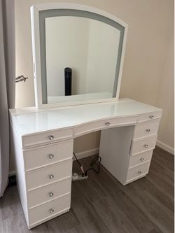 Beautiful white vanity