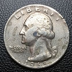 1965 Quarter (No Mint Mark) Rim Errors 