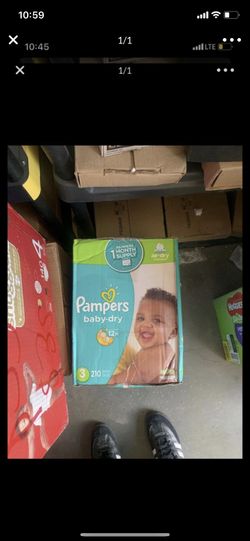 Pampers baby-dry size 3, 210 count