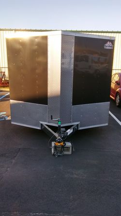 24 Footer Enclosed Vnose Trailer Aluminum