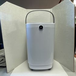 Large 20L Towel Warmer For Bathroom Portable With Handle Luxury Spa MJ01- White