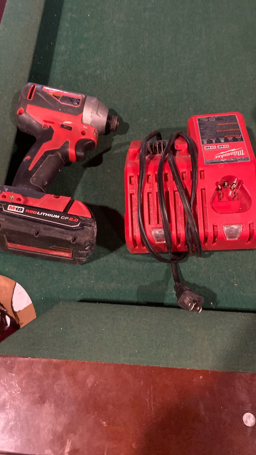 Driver With Battery An Charger