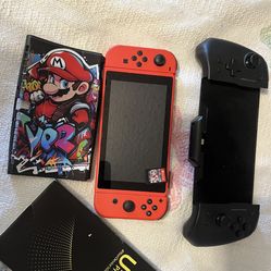 Nintendo switch v2 fire red