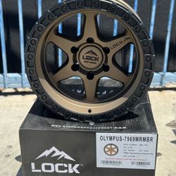 Lock Off-Road OLYMPUS 17x9 Matte Desert Bronze Wheels – Brand New