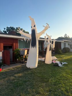 Giant Inflatable Halloween Ghost Decoration Set