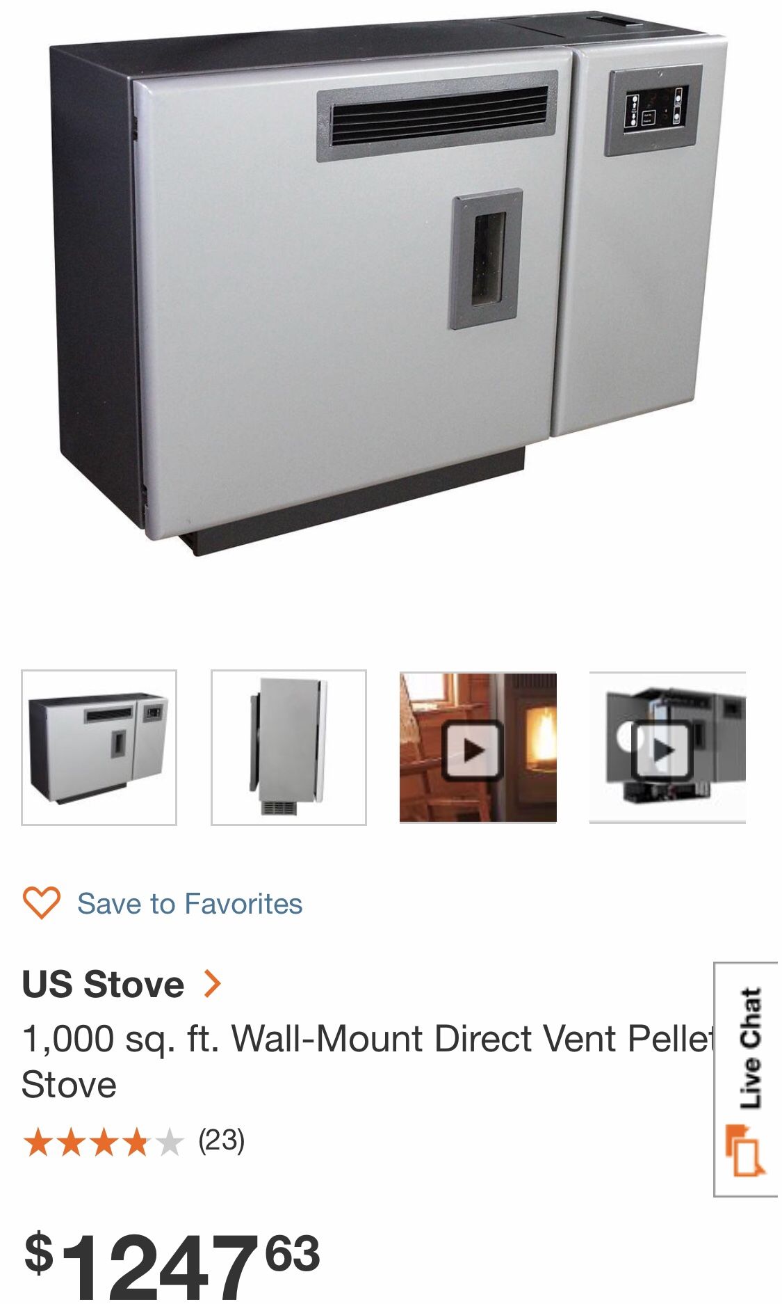 Electric wood burning stove/heater
