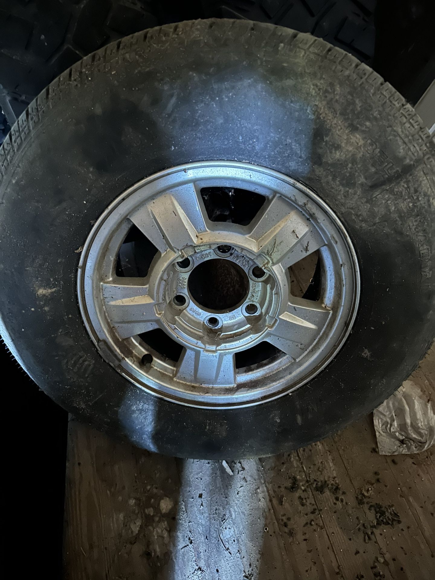 Spare 15” Colorado Wheel & Tire 