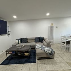 Convertible  Couch + Coffee Table