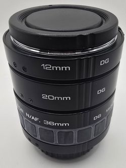 Kenko DG Auto Extension Tube Set (12mm, 20mm, 36mm) for Nikon F-mount