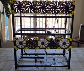 12 GPU, 2 Motherboard Open Air Pc Case