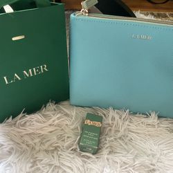La mer Mini Skin Set And Makeup Bag