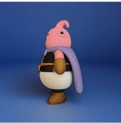 Majin Buu 3D printed Knit-Style Collectible Figure