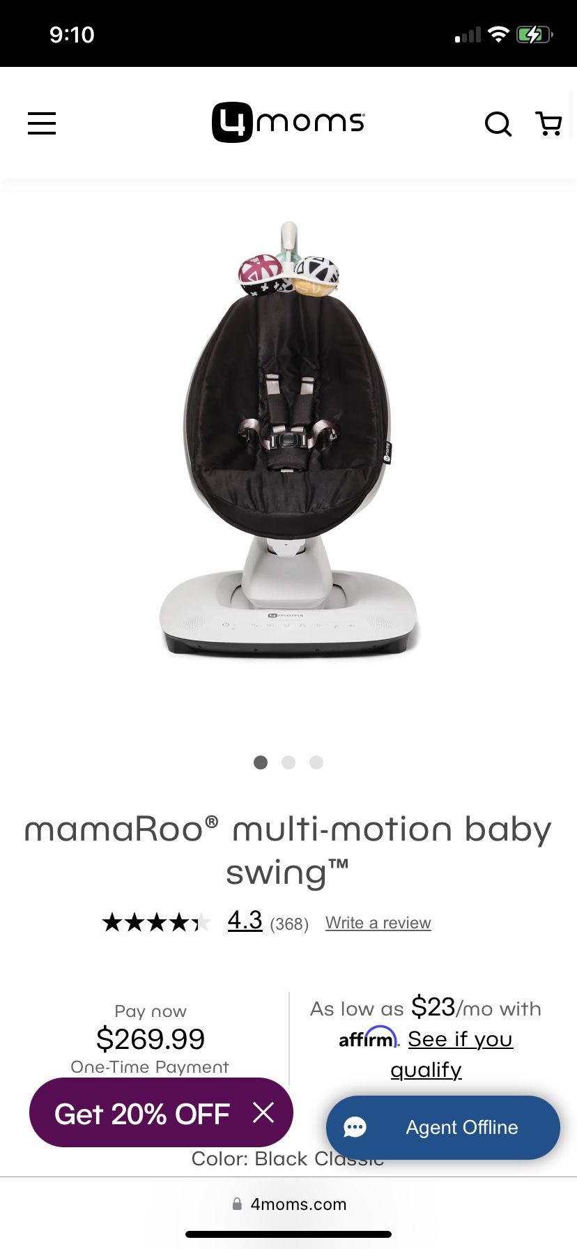 Mamaroo Multi motion Baby Swing 