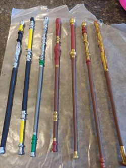 Handmade harry potter themed wands