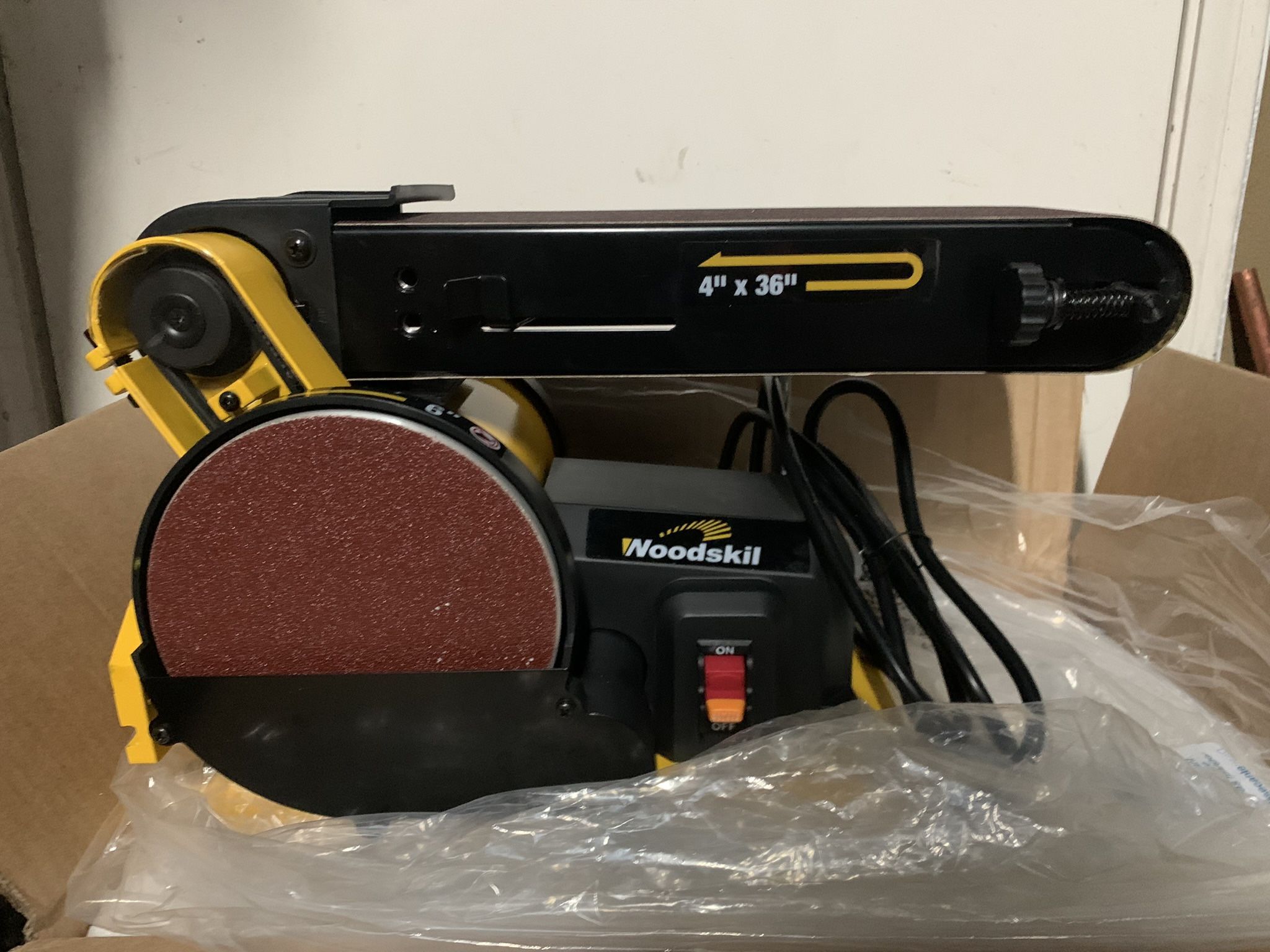 Woodskil 4x36” Sander With 6” Disc Sander