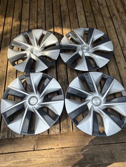 OEM Tesla model 3 18” Aero wheel hubcap cover set of four
