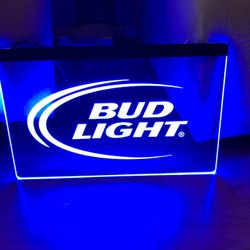 BUD LIGHT LED NEON LIGHT SIGN 8x12
