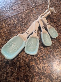 Vintage MASON Ceramic Measuring Spoons