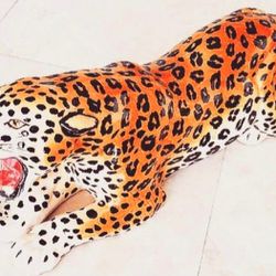 Ceramic Leopard From Italy