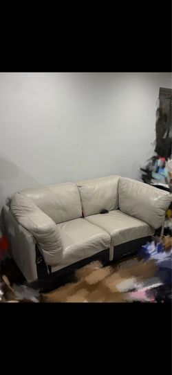 Two seat leather sofa for sale