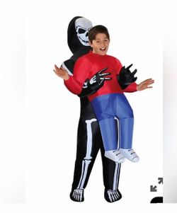 Kids Inflatable Skeleton Pick-Me-Up Halloween Costume