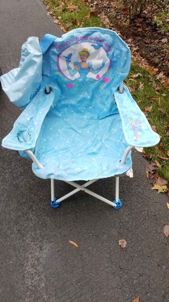 Kids Foldable Disney Princess Chair
