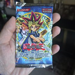 YU GI OH Legacy Of Darkness Sealed Pack English Edition 1996