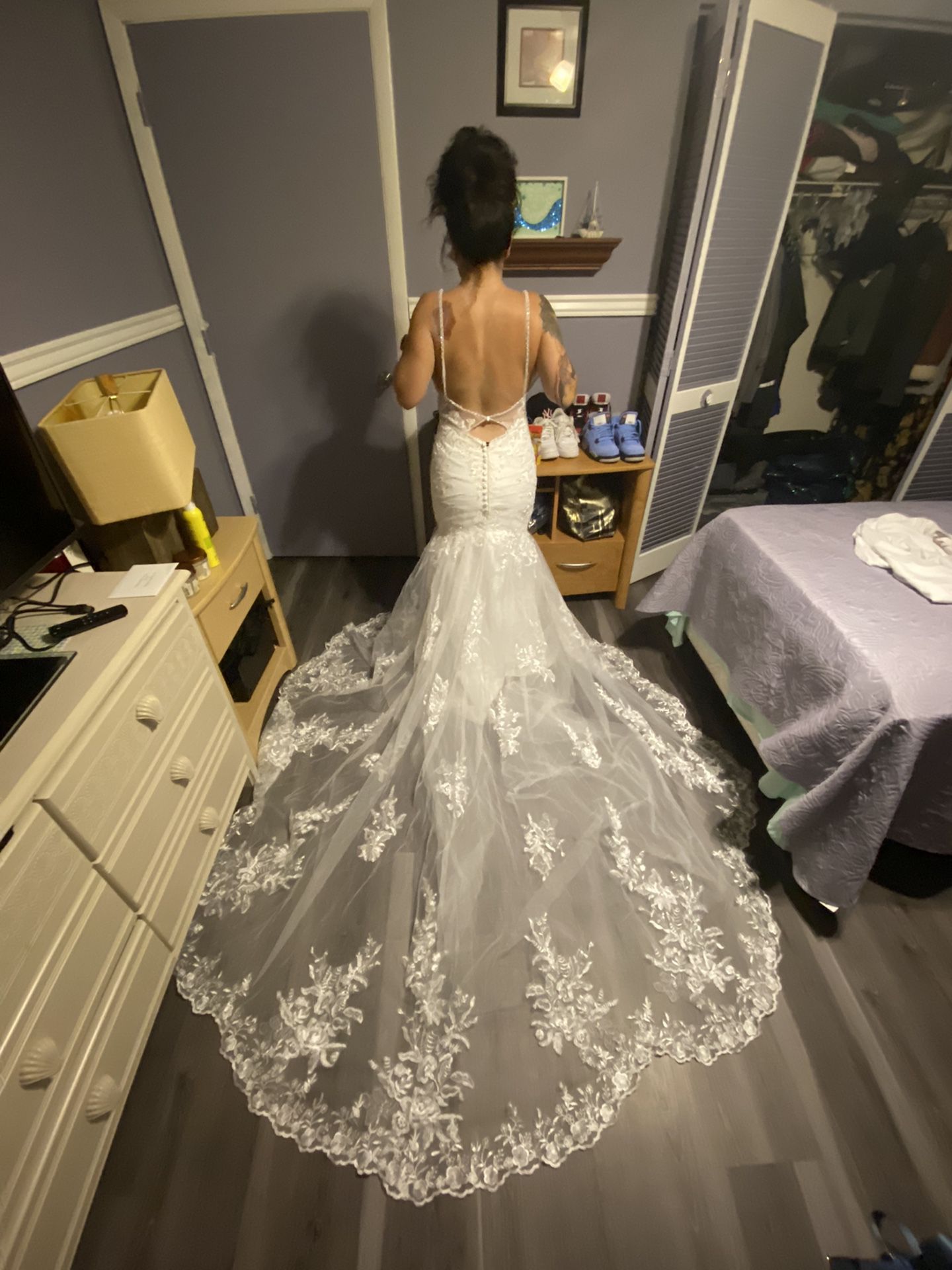 Backless Wedding Dress Made To Measure 