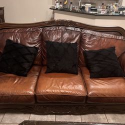 Two Leather Couch