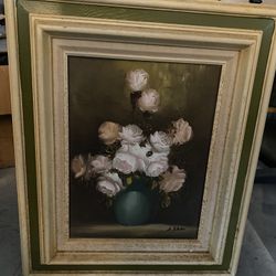 Vintage Flower Painting