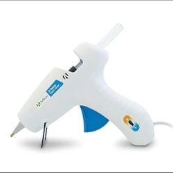 Dual Temperature Hot Glue Gun Full Size, White.