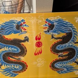 Two In One. Handmade: Painting And Rug