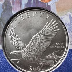 Bald Eagle Coin And Medal Set / Silver Dollar