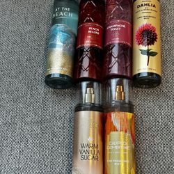 Bath And Body Works Fragrance Mists-8 Ounces