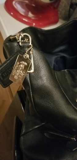 Coach Black Leather