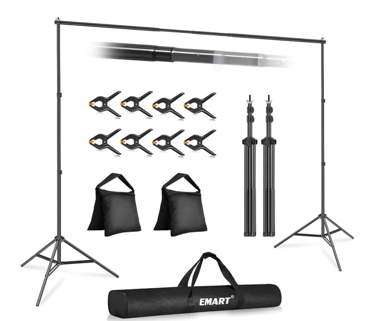 EMART 10x7 ft Backdrop Stand – Like New