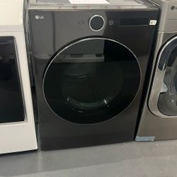 LG 7.4 cu.ft. Vented Stackable SMART Gas Dryer w/TurboSteam and AI Sensor Dry