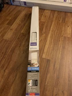 Cordless faux wood 46inch W x 64 inch L