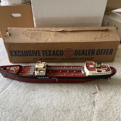 Vintage 1961 Texaco North Dakota Tanker Ship