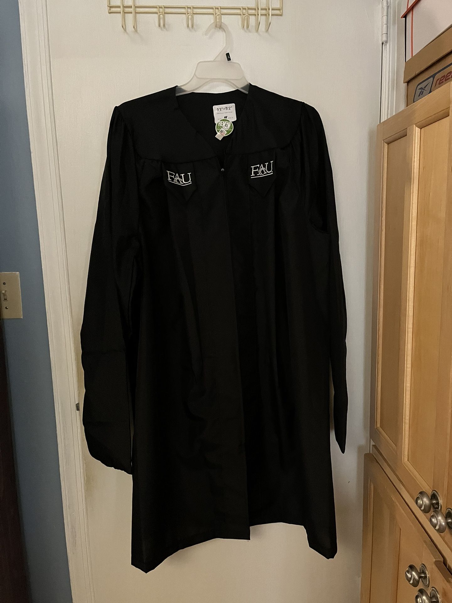 FAU Graduation Cap, Gown, abd Hood (Master’s Degree, College of Arts and Letters)