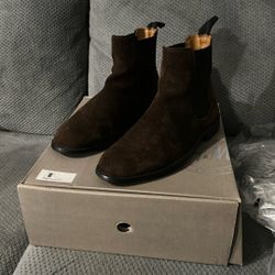 H&M Real Suede Chelsea Boots